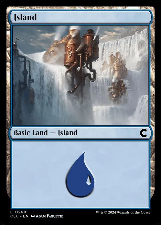 2024 Ravnica: Clue Edition Island #260 common card image