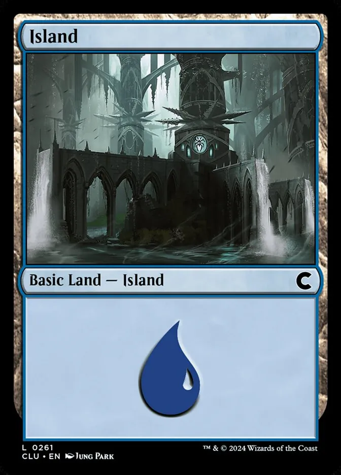 2024 Ravnica: Clue Edition Island #261 common card image