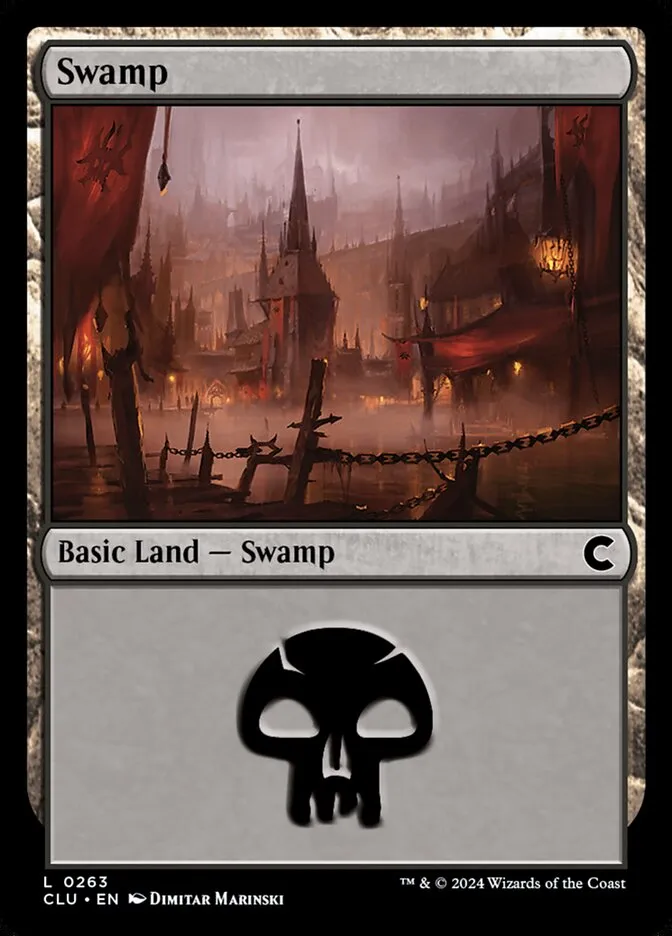 2024 Ravnica: Clue Edition Swamp #263 common card image
