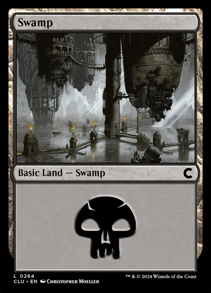 2024 Ravnica: Clue Edition Swamp #264 common card image