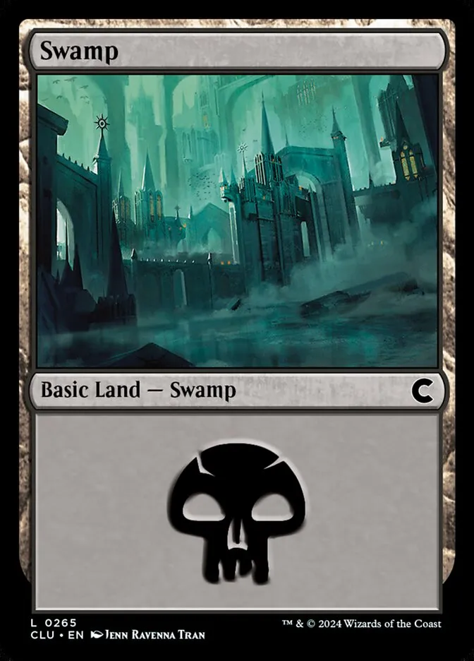 2024 Ravnica: Clue Edition Swamp #265 common card image