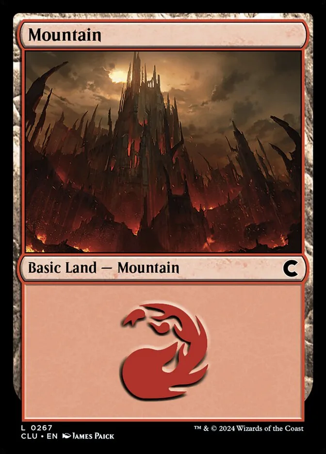 2024 Ravnica: Clue Edition Mountain #267 common card image