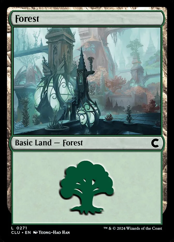 2024 Ravnica: Clue Edition Forest #271 common card image