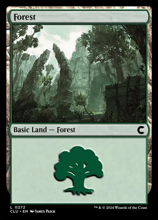 2024 Ravnica: Clue Edition Forest #272 common card image