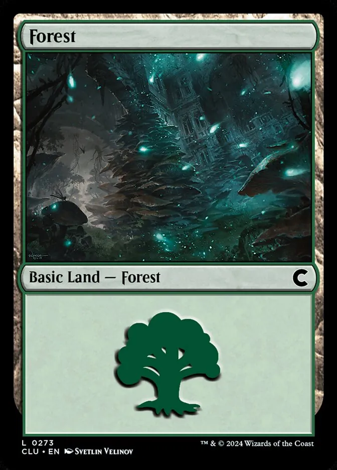 2024 Ravnica: Clue Edition Forest #273 common card image