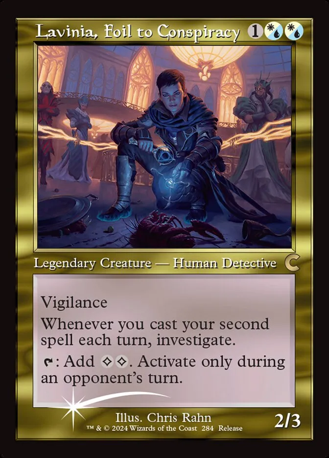 2024 Ravnica: Clue Edition Lavinia, Foil to Conspiracy #284 rare card image