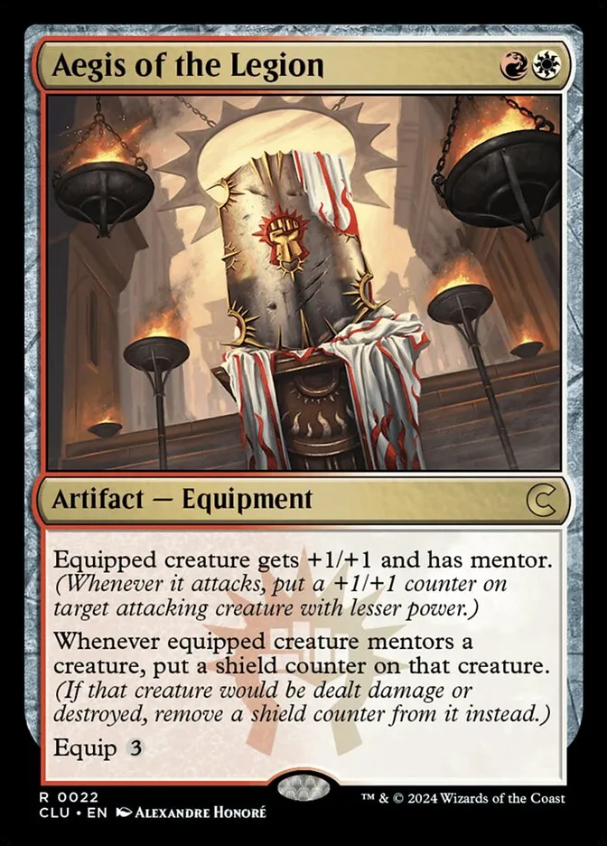 2024 Ravnica: Clue Edition Aegis of the Legion rare #22 rare card image