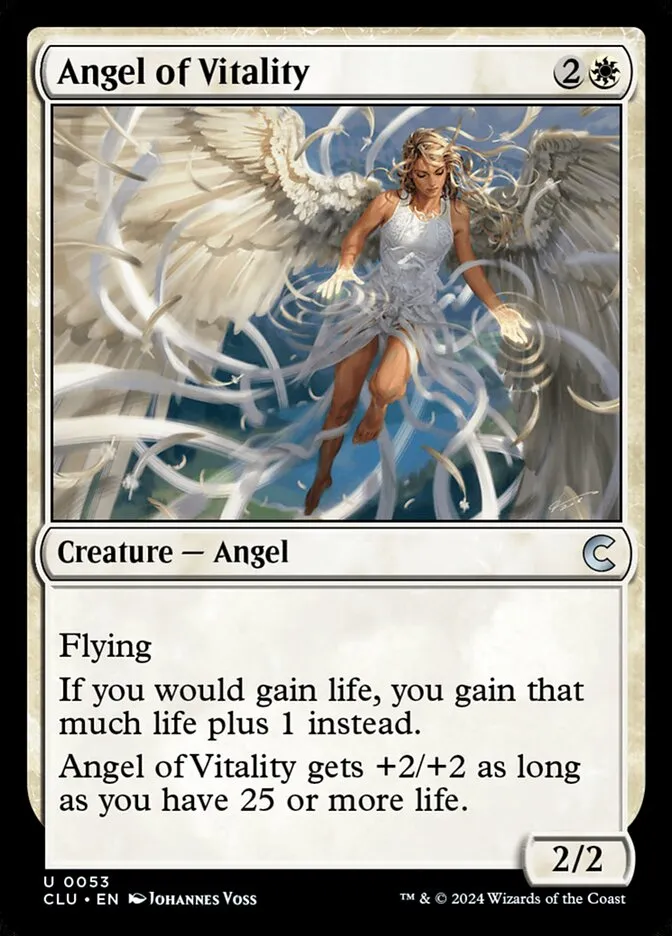 2024 Ravnica: Clue Edition Angel of Vitality uncommon #53 uncommon card image