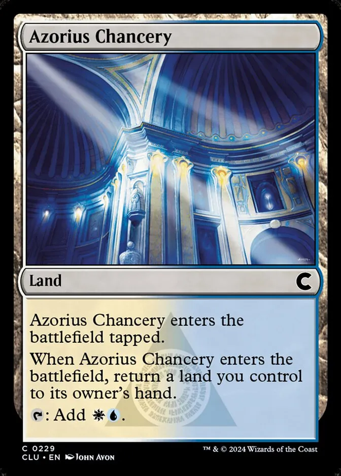 2024 Ravnica: Clue Edition Azorius Chancery #229 common card image