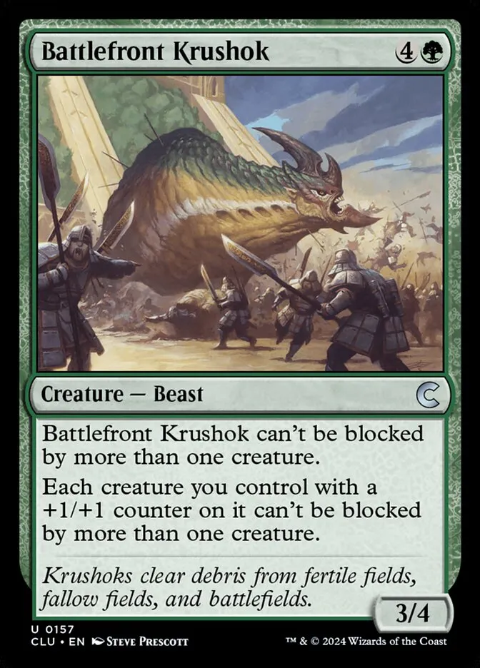 2024 Ravnica: Clue Edition Battlefront Krushok uncommon #157 uncommon card image