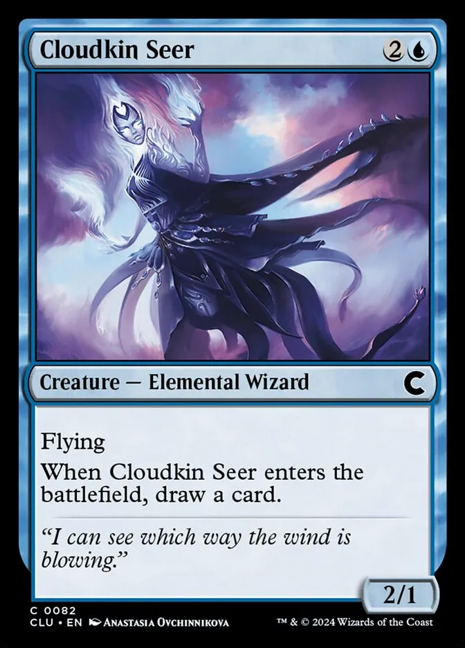 2024 Ravnica: Clue Edition Cloudkin Seer common #82 common card image