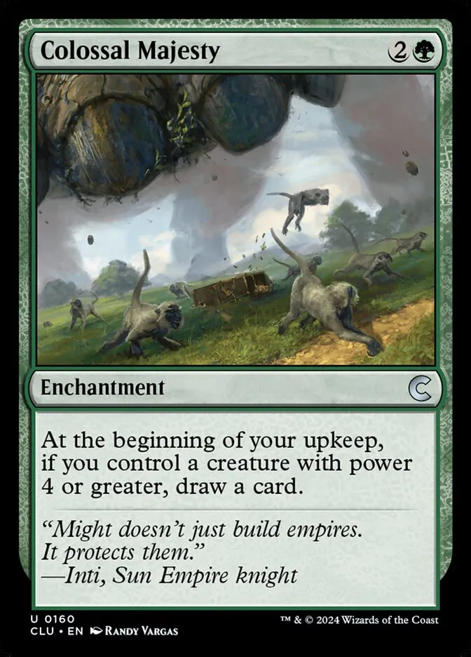 2024 Ravnica: Clue Edition Colossal Majesty uncommon #160 uncommon card image