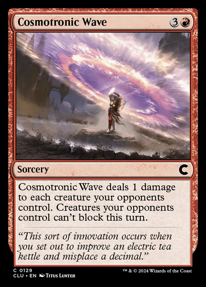2024 Ravnica: Clue Edition Cosmotronic Wave common #129 common card image
