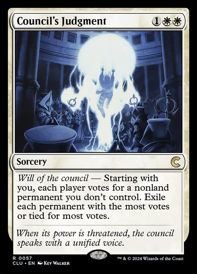 2024 Ravnica: Clue Edition Council's Judgment rare #57 rare card image