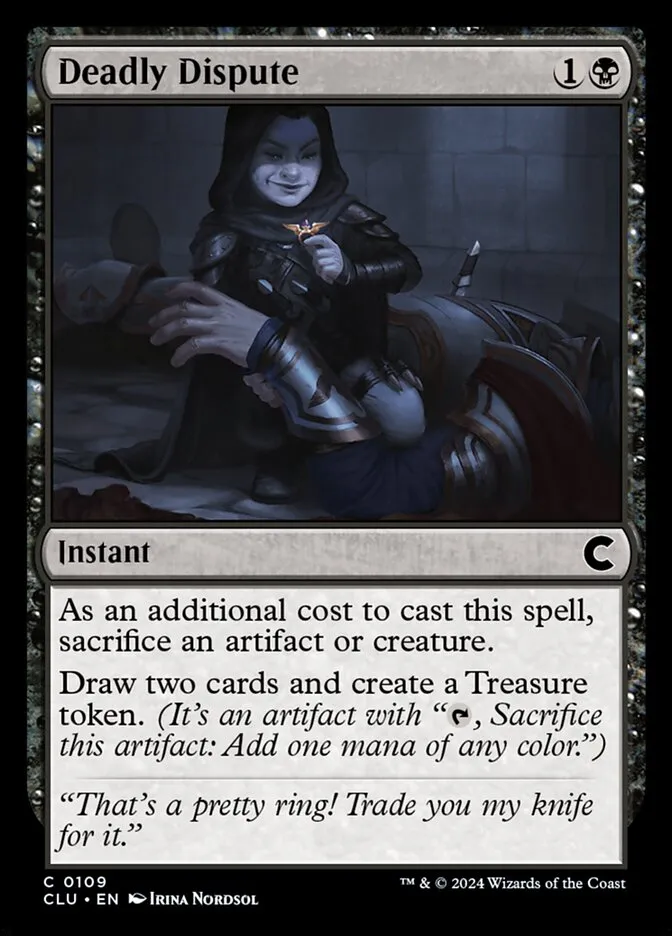 2024 Ravnica: Clue Edition Deadly Dispute common #109 common card image