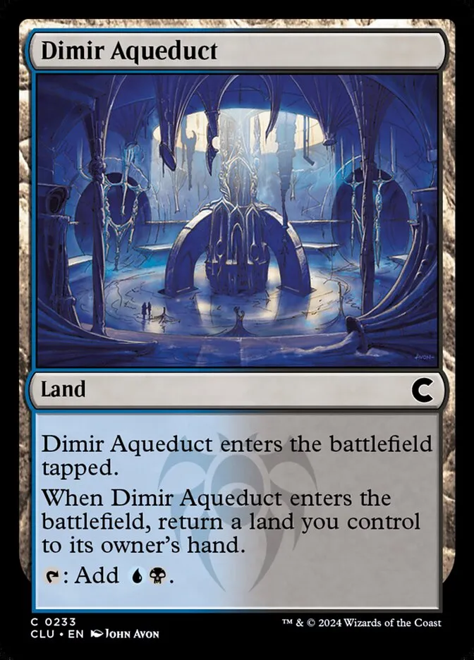 2024 Ravnica: Clue Edition Dimir Aqueduct #233 common card image