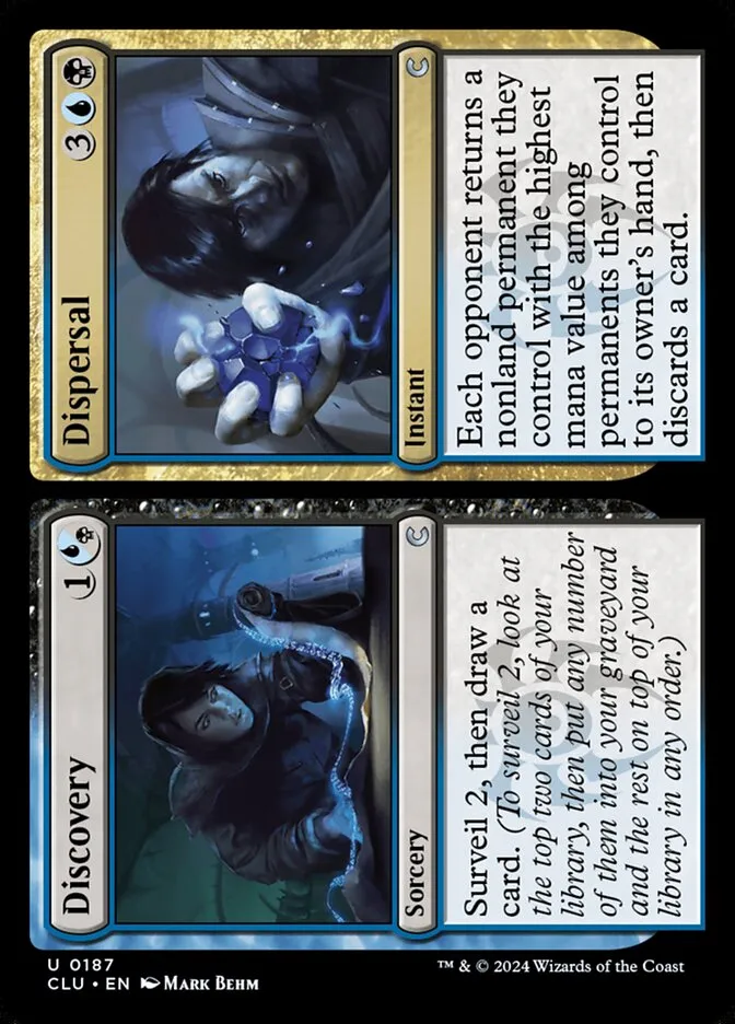 2024 Ravnica: Clue Edition Discovery // Dispersal #187 uncommon card image