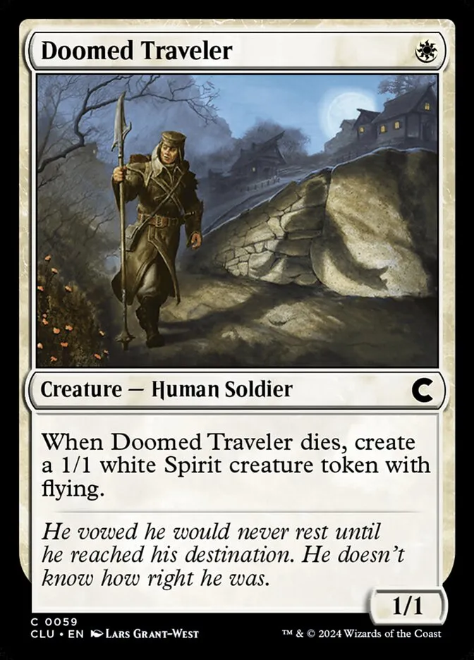 2024 Ravnica: Clue Edition Doomed Traveler common #59 common card image