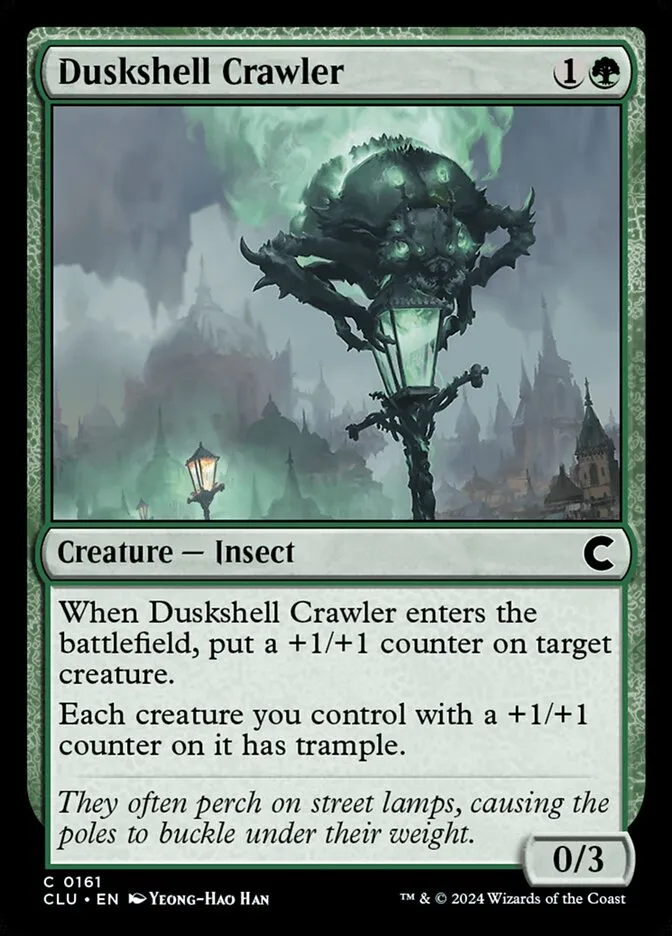 2024 Ravnica: Clue Edition Duskshell Crawler #161 common card image