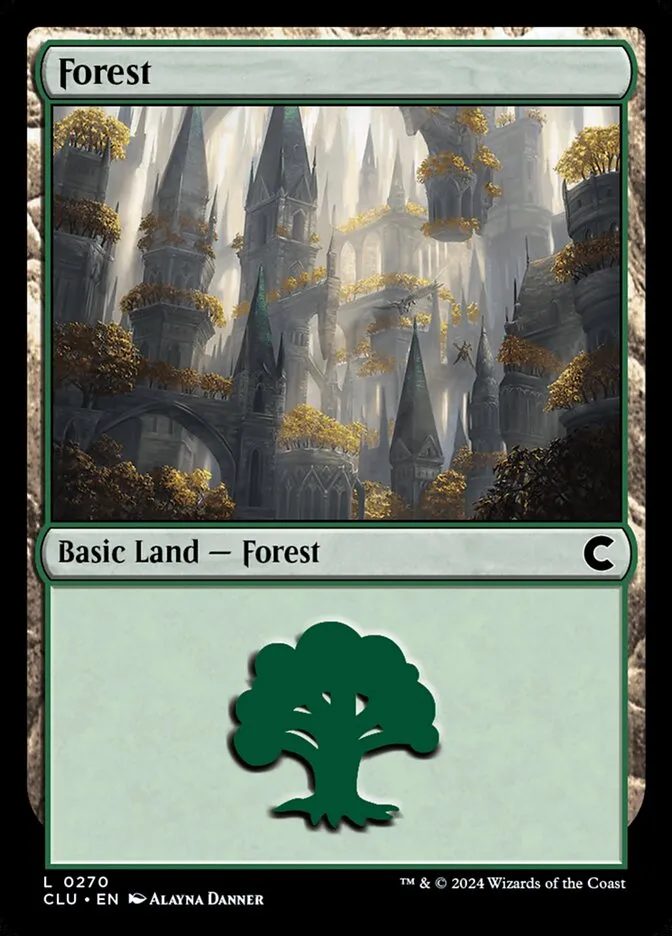 2024 Ravnica: Clue Edition Forest #270 common card image