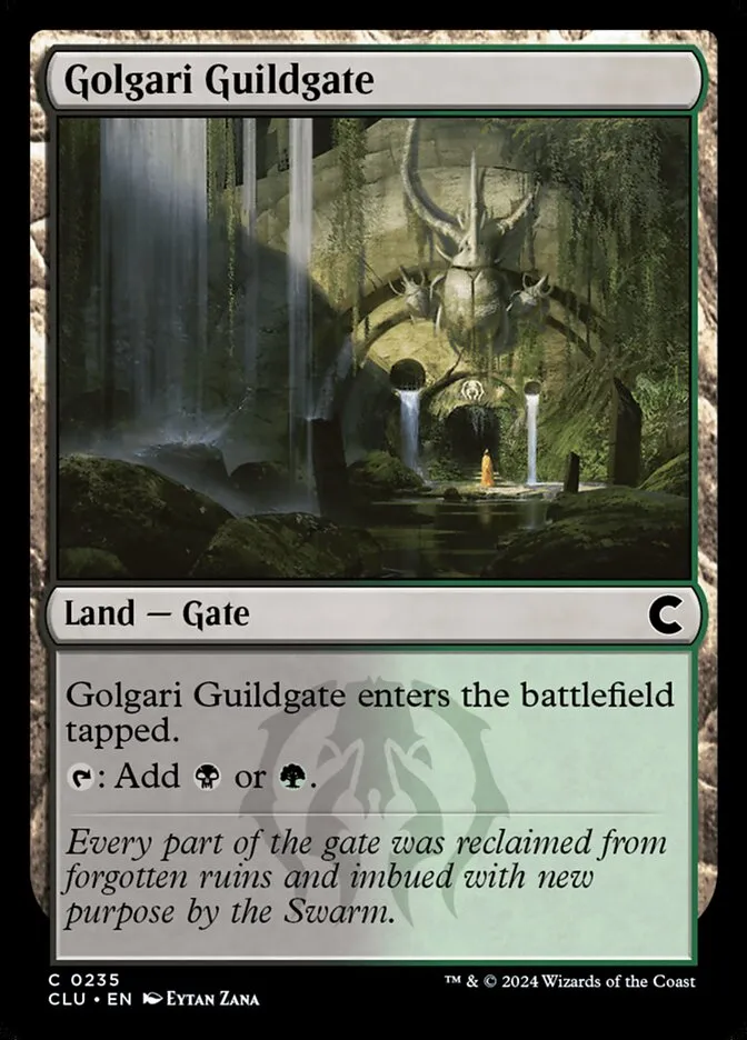 2024 Ravnica: Clue Edition Golgari Guildgate #235 common card image