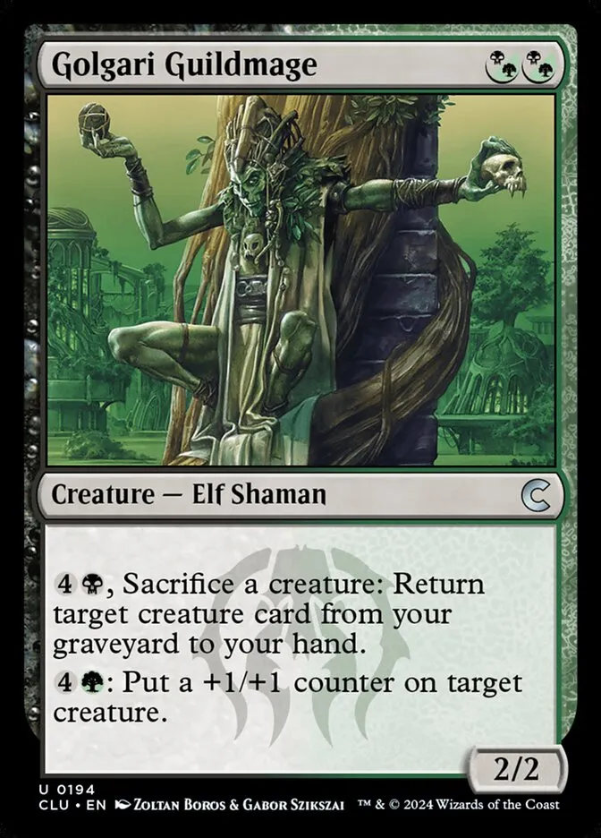 2024 Ravnica: Clue Edition Golgari Guildmage #194 uncommon card image