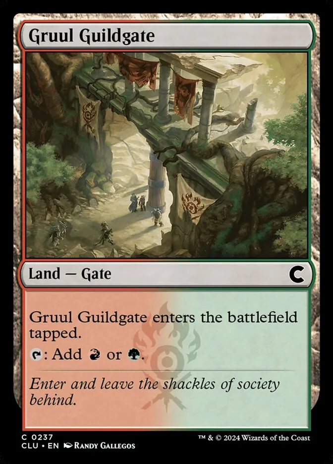 2024 Ravnica: Clue Edition Gruul Guildgate #237 common card image