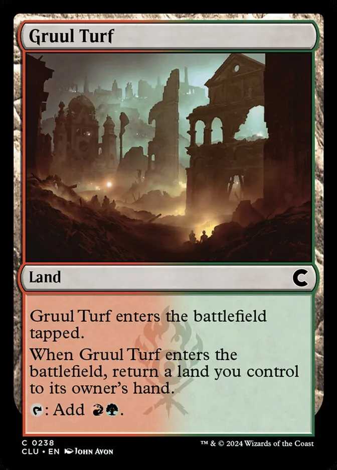 2024 Ravnica: Clue Edition Gruul Turf #238 common card image
