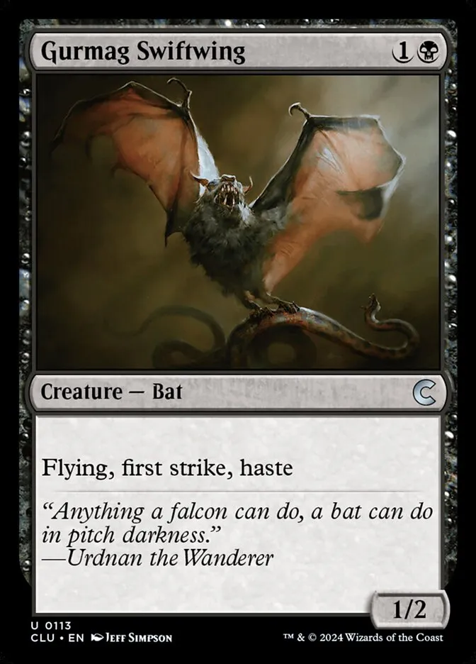 2024 Ravnica: Clue Edition Gurmag Swiftwing uncommon #113 uncommon card image