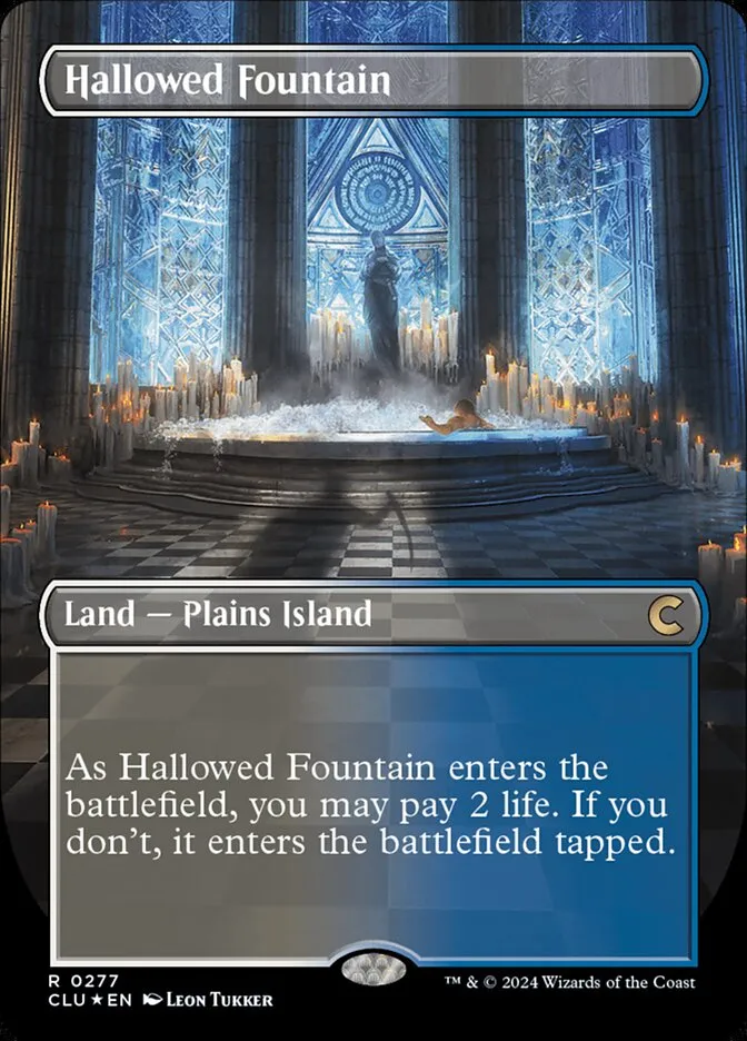 2024 Ravnica: Clue Edition Hallowed Fountain #277 rare card image