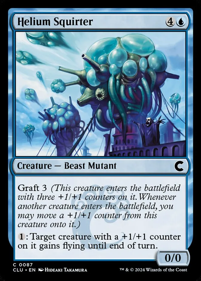 2024 Ravnica: Clue Edition Helium Squirter common #87 common card image