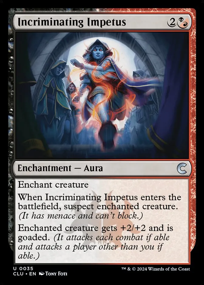 2024 Ravnica: Clue Edition Incriminating Impetus uncommon #35 uncommon card image