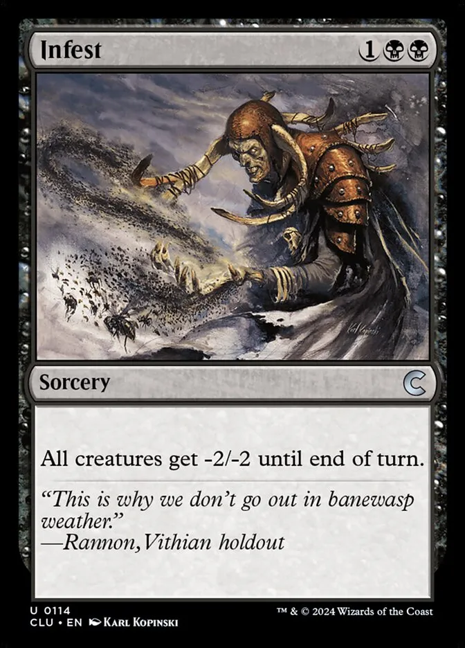 2024 Ravnica: Clue Edition Infest uncommon #114 uncommon card image