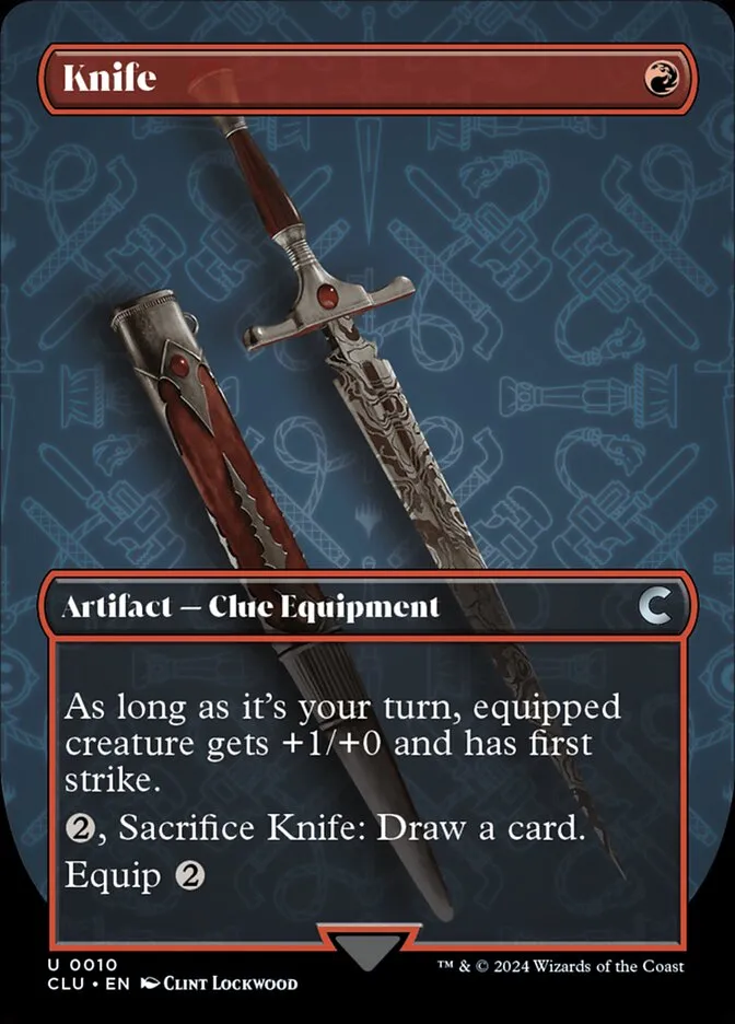 2024 Ravnica: Clue Edition Knife uncommon #10 uncommon card image