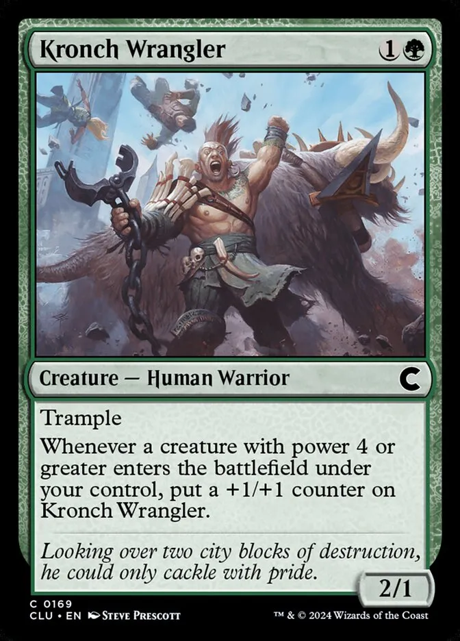 2024 Ravnica: Clue Edition Kronch Wrangler #169 common card image