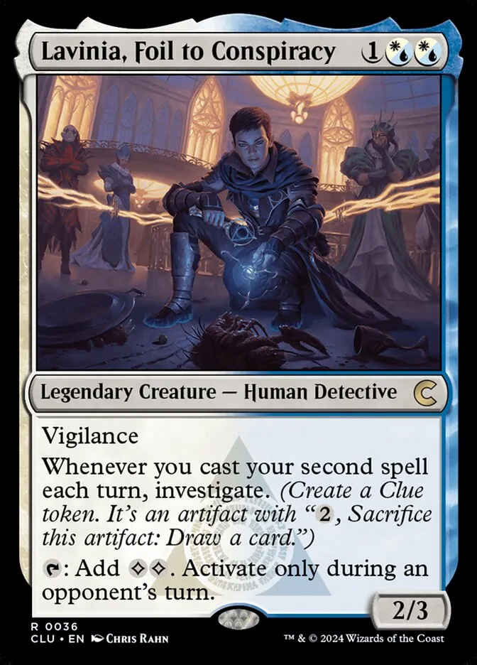 2024 Ravnica: Clue Edition Lavinia, Foil to Conspiracy rare #36 rare card image