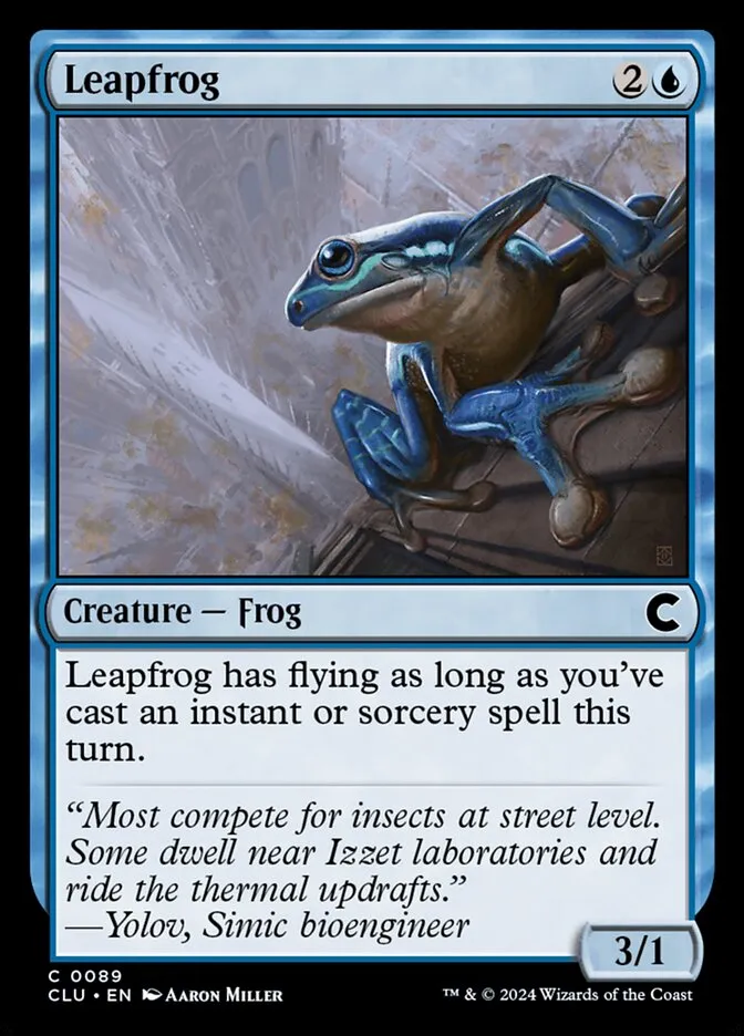 2024 Ravnica: Clue Edition Leapfrog common #89 common card image