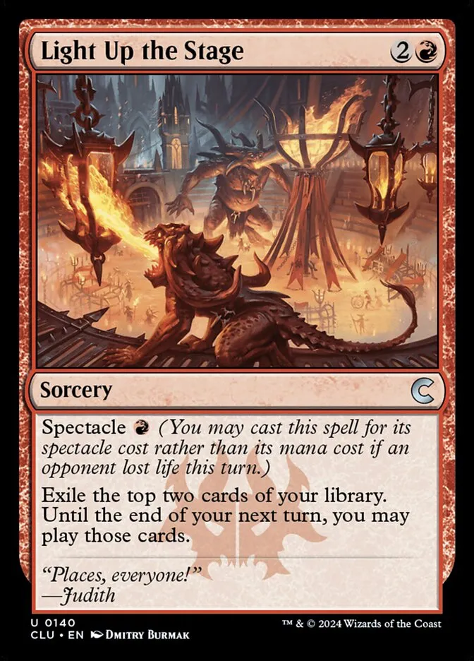 2024 Ravnica: Clue Edition Light Up the Stage uncommon #140 uncommon card image