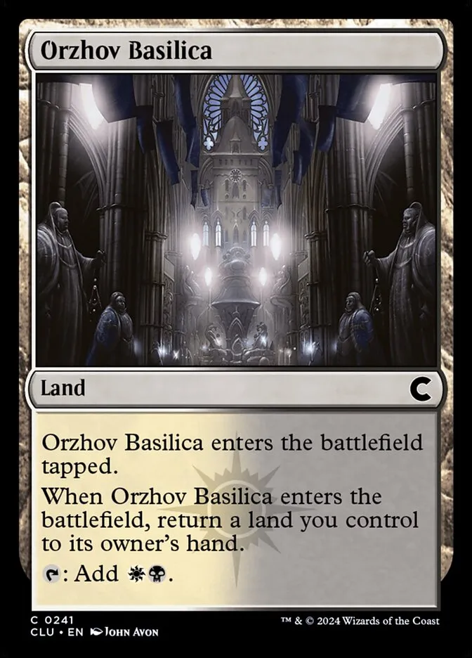 2024 Ravnica: Clue Edition Orzhov Basilica #241 common card image