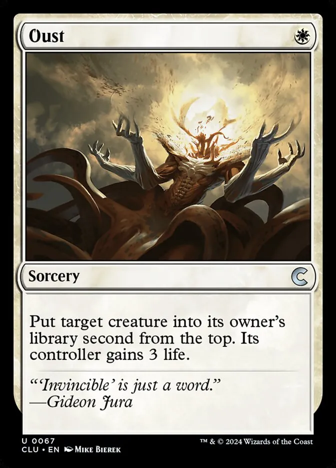 2024 Ravnica: Clue Edition Oust uncommon #67 uncommon card image