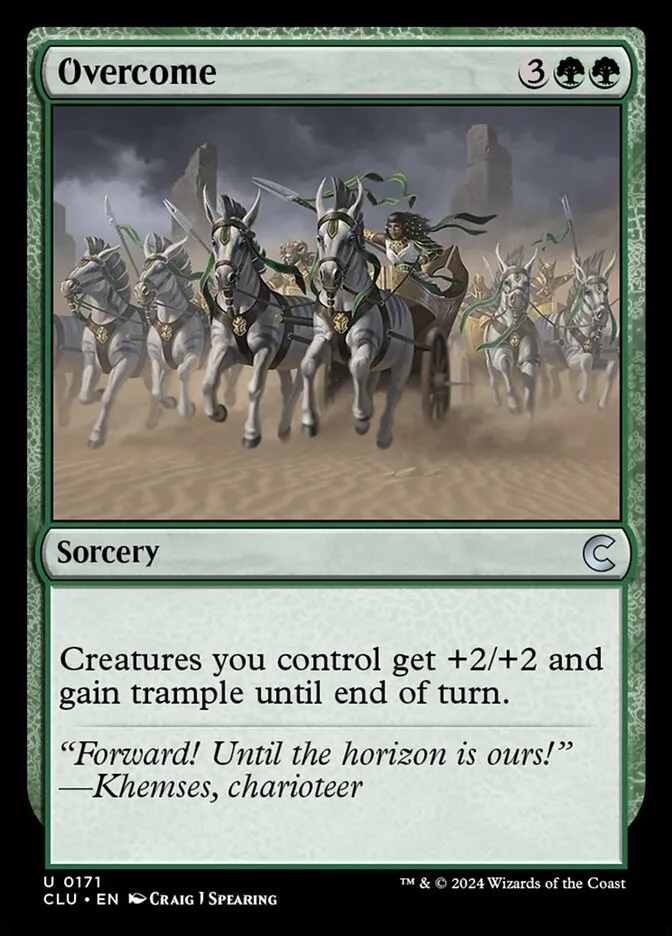 2024 Ravnica: Clue Edition Overcome #171 uncommon card image