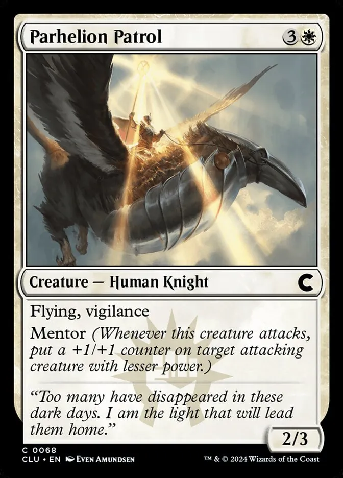 2024 Ravnica: Clue Edition Parhelion Patrol common #68 common card image
