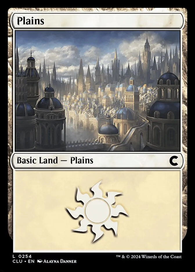 2024 Ravnica: Clue Edition Plains #254 common card image