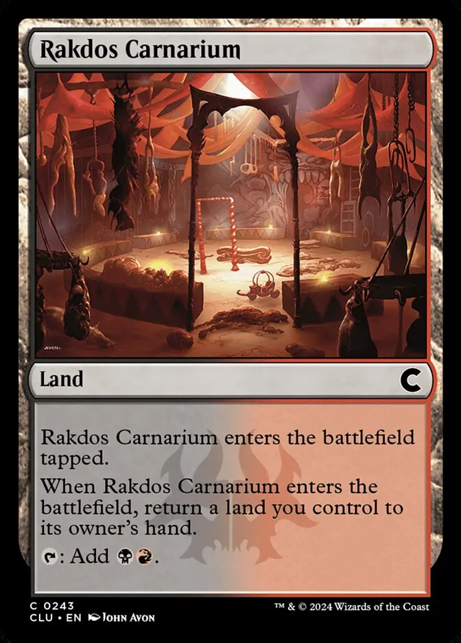 2024 Ravnica: Clue Edition Rakdos Carnarium #243 common card image