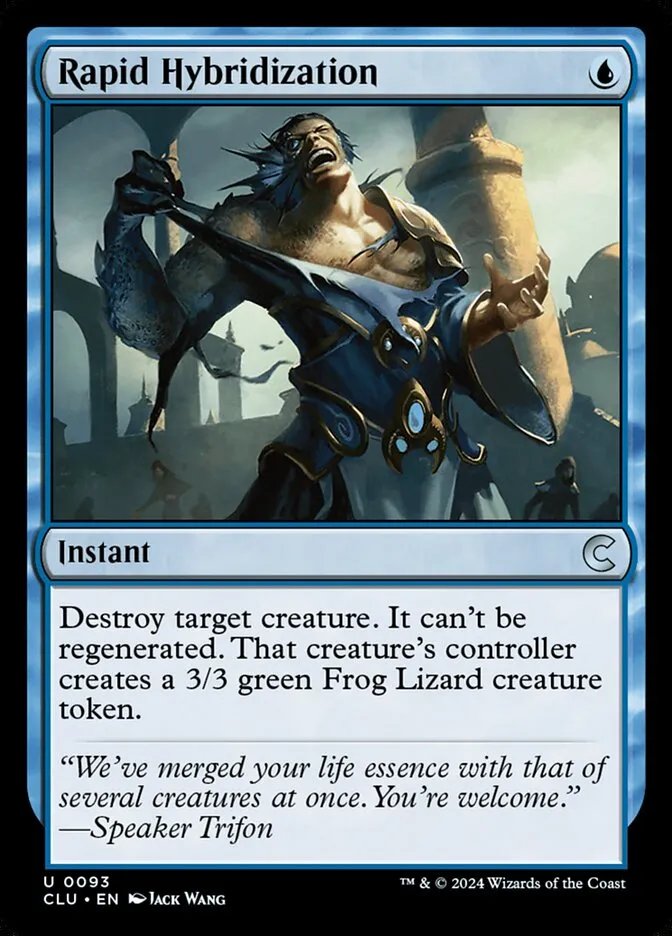 2024 Ravnica: Clue Edition Rapid Hybridization uncommon #93 uncommon card image