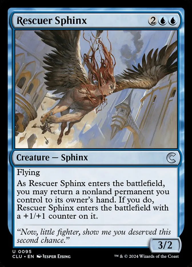 2024 Ravnica: Clue Edition Rescuer Sphinx uncommon #95 uncommon card image