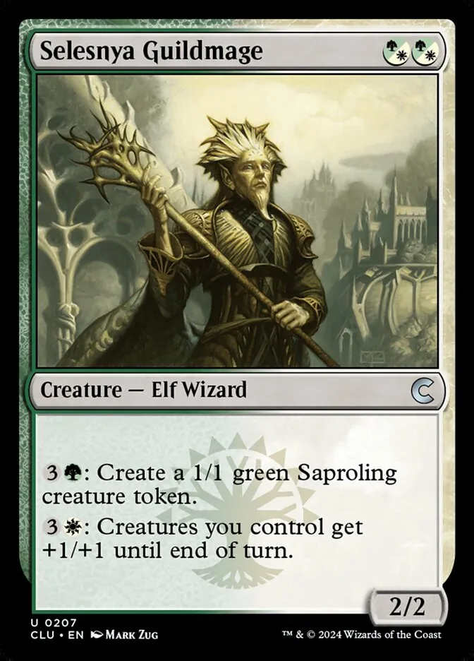 2024 Ravnica: Clue Edition Selesnya Guildmage #207 uncommon card image