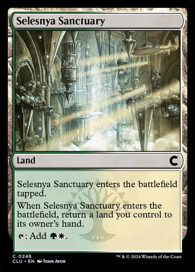 2024 Ravnica: Clue Edition Selesnya Sanctuary #246 common card image