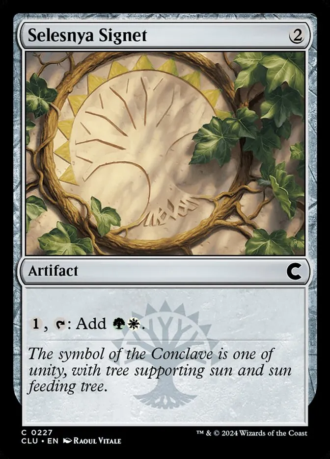 2024 Ravnica: Clue Edition Selesnya Signet #227 common card image