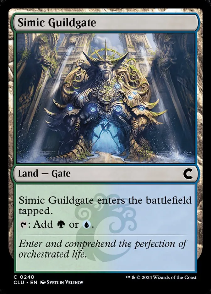 2024 Ravnica: Clue Edition Simic Guildgate common #248 common card image